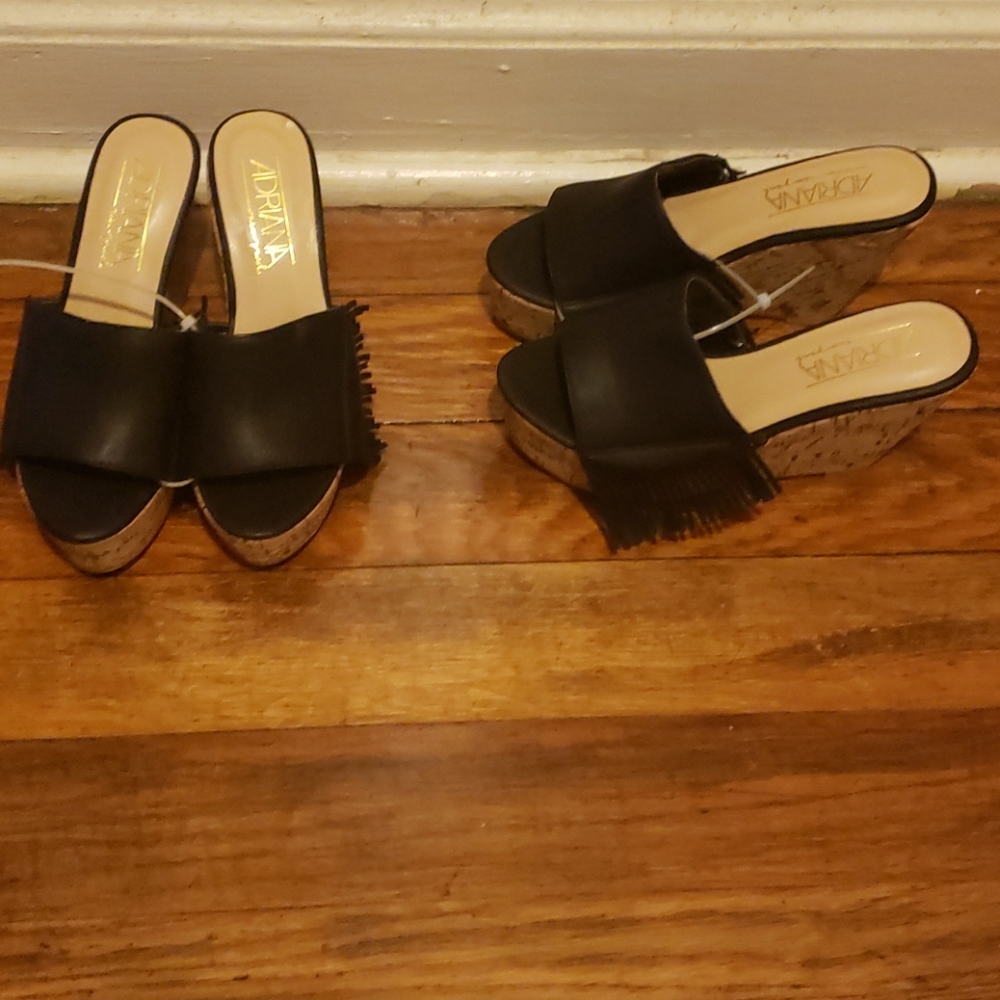 Adriana New York Lazaro Cork Wedge